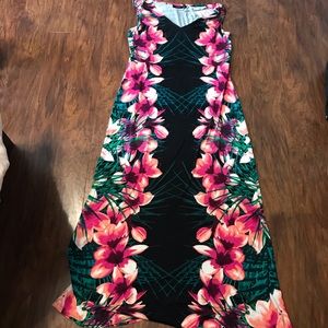Floral maxi dress